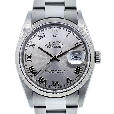 rolex 1005 steel roman numbers